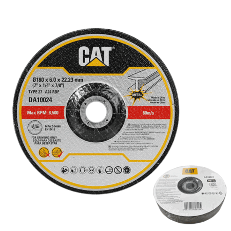 DA10025 CAT 9" GRINDING METAL DISC DEPRESSED