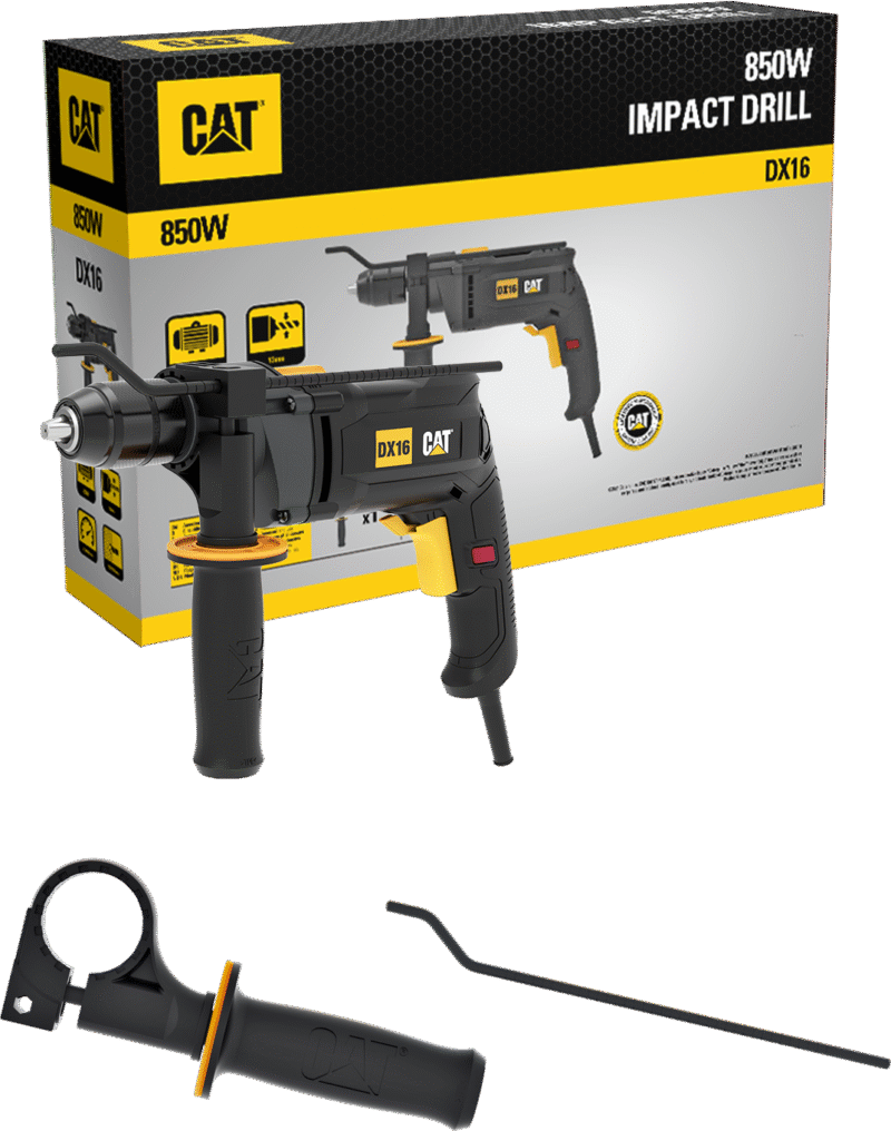 DX16 CAT 850W IMPACT DRILL 13MM HIGH QUALITY METAL CHUCK